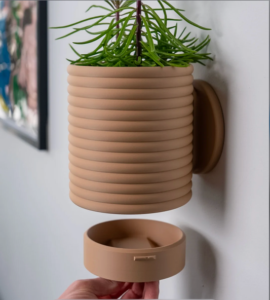 Ribbed Wall Planter